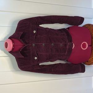 Talula Edo Burgundy courdory Jacket size XS